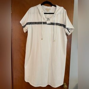 1X Michael Kors short sleeved sweatshirt dress